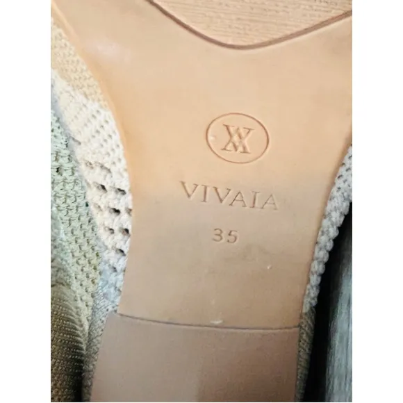 Vivaia Square-Toe Perforated Heeled Melissa Boots Cream Ivory Women's Size 35