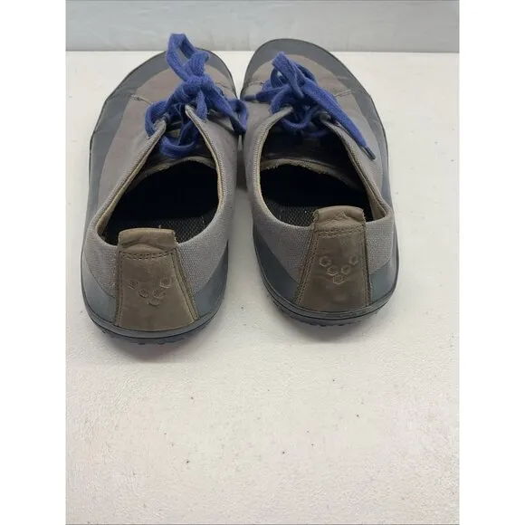 Vivobarefoot  43 mens 10 canvas 2 tone gray casual