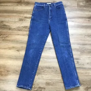 Vtg 80’s Jordache Mom Jeans Size Medium High Waist Dark Blue SEE BELOW