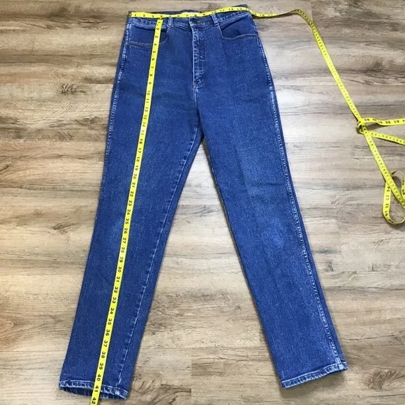 Vtg 80’s Jordache Mom Jeans Size Medium High Waist Dark Blue SEE BELOW