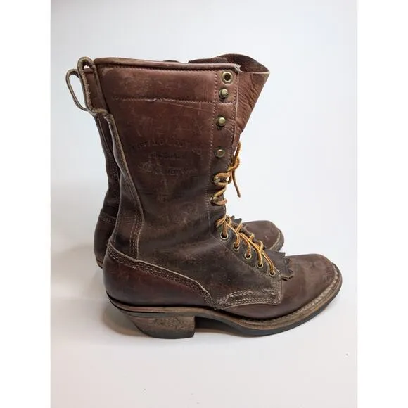 VTG Buffalo Boot Company (White’s) Logging Work Boots Made In USA Spokane Sz 5D