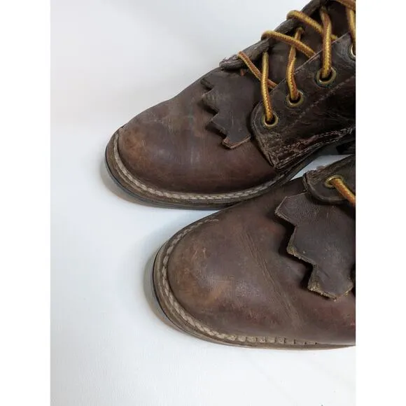 VTG Buffalo Boot Company (White’s) Logging Work Boots Made In USA Spokane Sz 5D