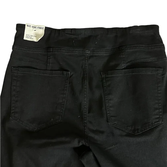 We The Free In My Feelings Cropped Slim Flare Jeans Sz XS/S NWOT!