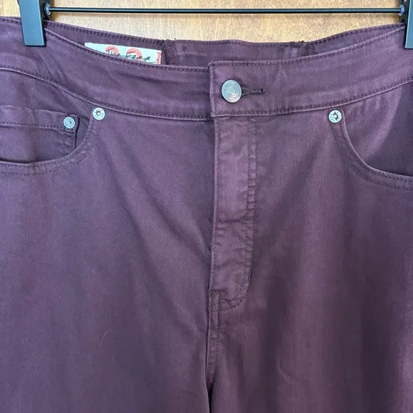 We The Free People CRVY Super High Rise Back Lace Up Flare Jeans Bell Bottoms 32
