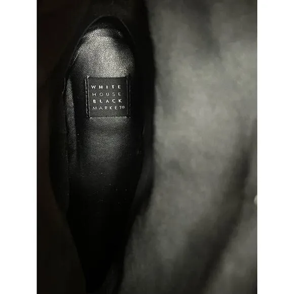 White House Black Market | Leather Moto Studded Boots