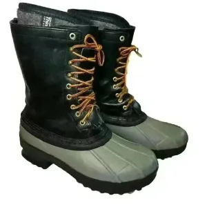 WHITE'S Mens 9 Boots Winter Snow Pacs Leather 14&quot; Insulated Guide Logger‎ Work