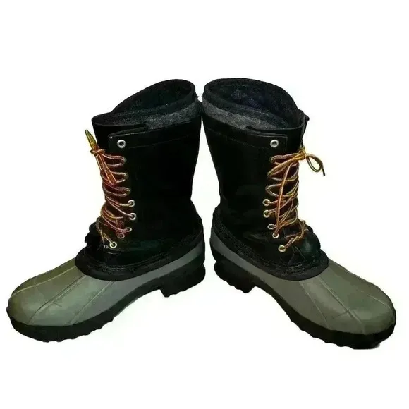 WHITE'S Mens 9 Boots Winter Snow Pacs Leather 14&quot; Insulated Guide Logger‎ Work