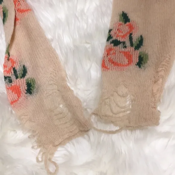 Wildfox White Label Prairie Rose Sweater
