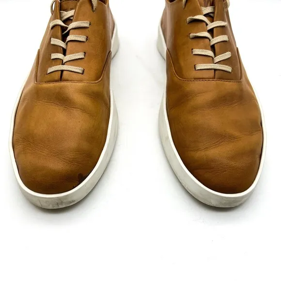 Wolf and Shepherd Cruise Lace Up Men's Size 11 Brown Leather Shoes Sneakers