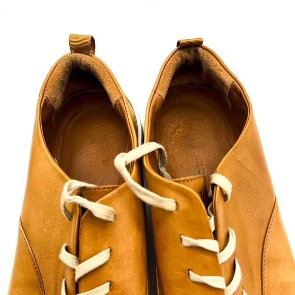 Wolf and Shepherd Cruise Lace Up Men's Size 11 Brown Leather Shoes Sneakers