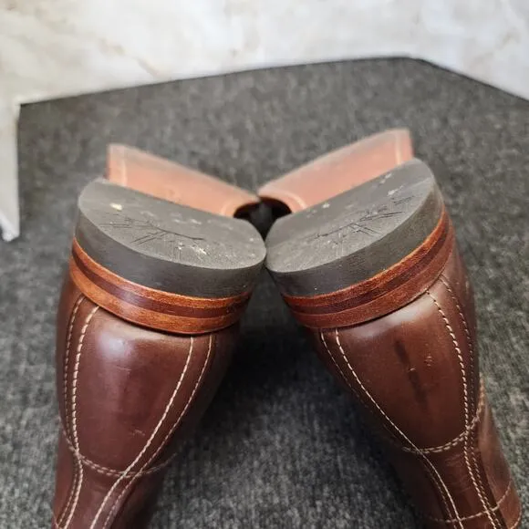 Wolverine 1000 Mile Boots Brown Leather Men's 9.5 D Made in USA W05301 with Box
