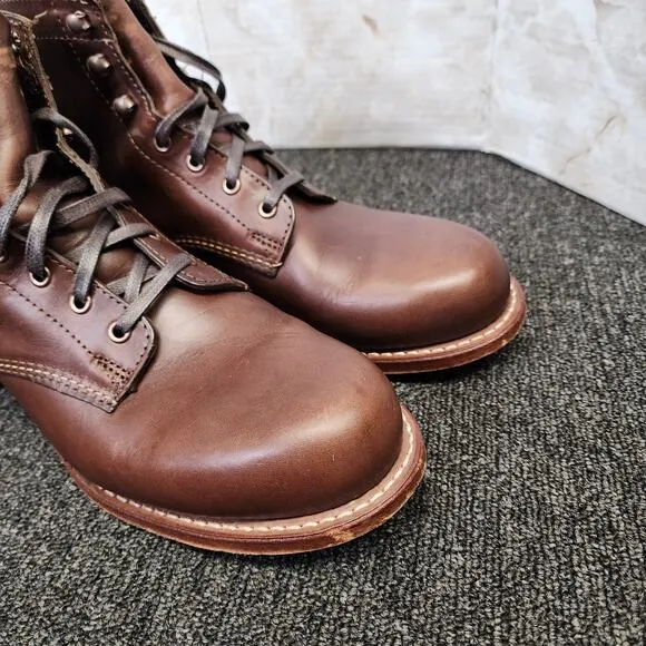 Wolverine 1000 Mile Boots Brown Leather Men's 9.5 D Made in USA W05301 with Box