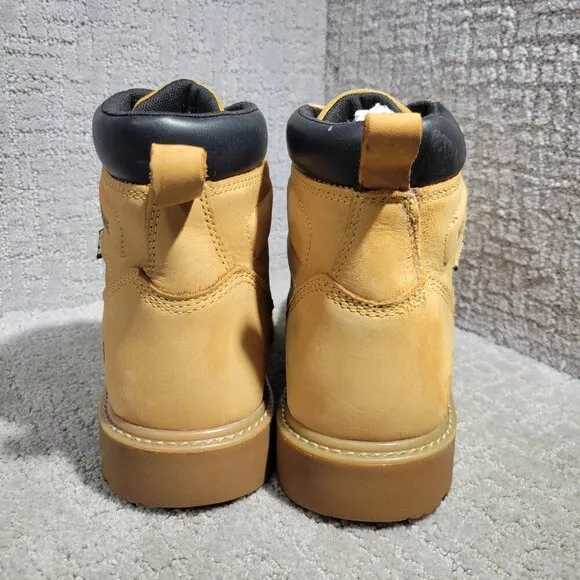 Wolverine 6&quot; Men's Size 11M Wheat Waterproof Steel Toe Work Boots W10632