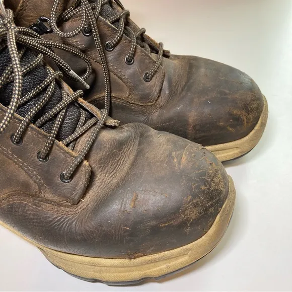 Wolverine Boots Men's 9EW CarbonMax Brown Work W201175 Leather ASTM F2413-18