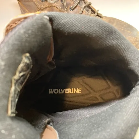 Wolverine Boots Men's 9EW CarbonMax Brown Work W201175 Leather ASTM F2413-18
