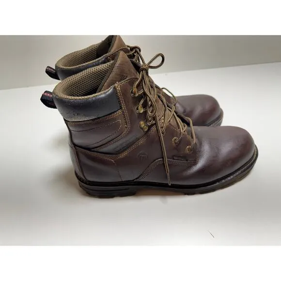 Wolverine Men’s Waterproof Leather Work Boots Sz 13M W0104 FLAWS