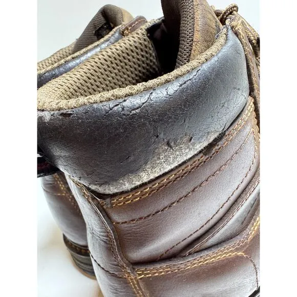 Wolverine Men’s Waterproof Leather Work Boots Sz 13M W0104 FLAWS