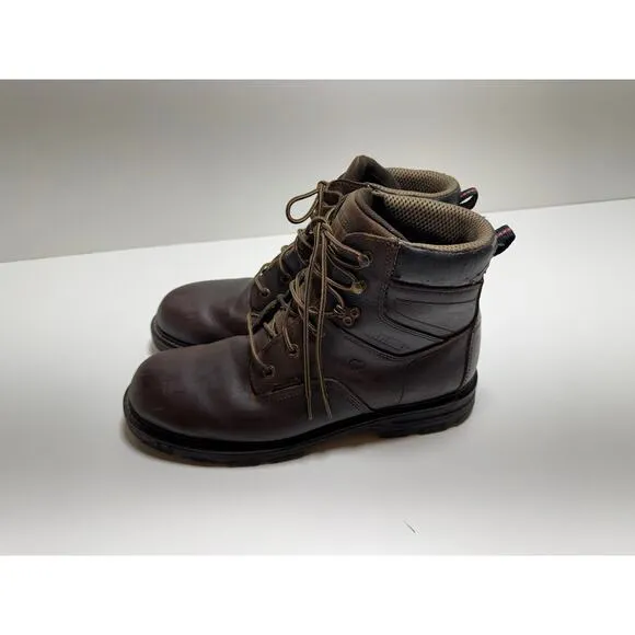 Wolverine Men’s Waterproof Leather Work Boots Sz 13M W0104 FLAWS