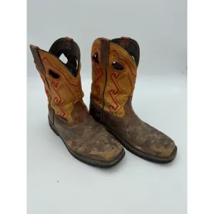 Wolverine Rancher Aztec WaterProof Steel Toe 10' Mens Brown Work Boots 12