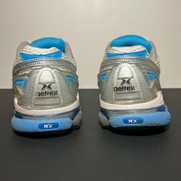 Womens AETREX RX Runner Silver Athletic Sneakers / Size 11 Wide