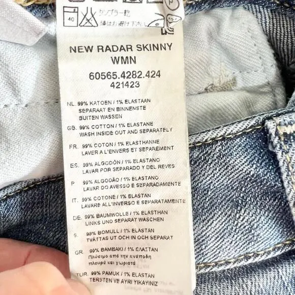Women's G-Star Raw New Radar Skinny Jeans Size 29