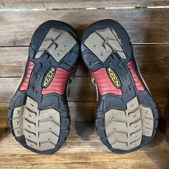 Womens Keen Newport H2 Brown Leather Outdoor Hiking Shoes Sandals Size 10 M‎ GUC