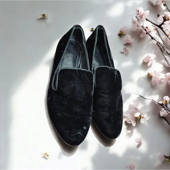 Women's Shoes, M. Gemi, Size US 7/ EU 37, The Parma, black velvet,