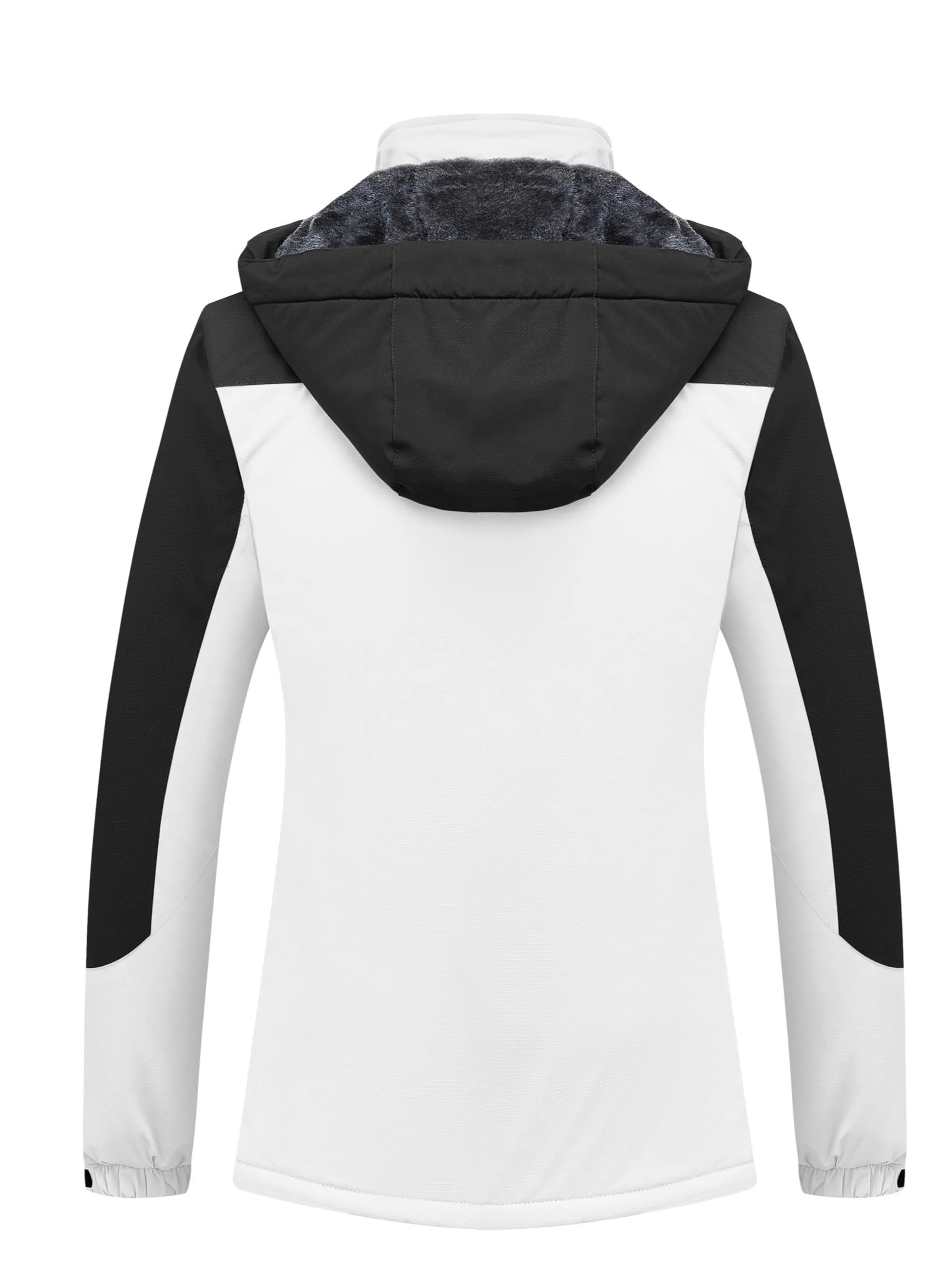 Womens Waterproof Thermal Fleece Winter Jacket for Outdoor Activities