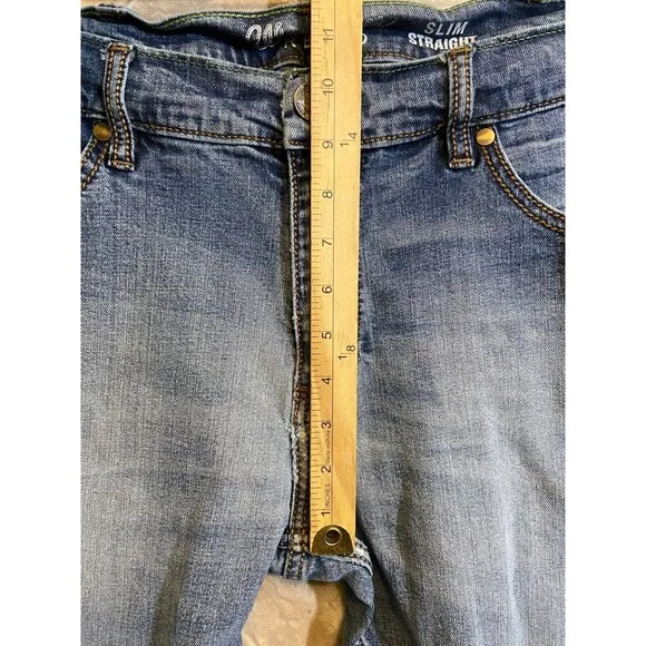 Wrangler Jeans Men's 35x32 Blue Slim Straight Retro Light Wash Low Rise