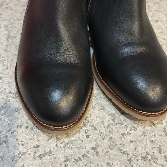 XENA Workwear Women's Black Leather GRAVITY WORK Boots -  Sz 7.5 or 38 EU