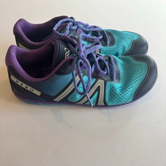 XERO SHOES Women’s Blue and Purple Size 10 EUC Barefoot Shoes