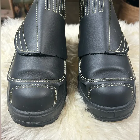 XPAN REALFLEX 8” work bolt black leather Canada made size 10 men’s