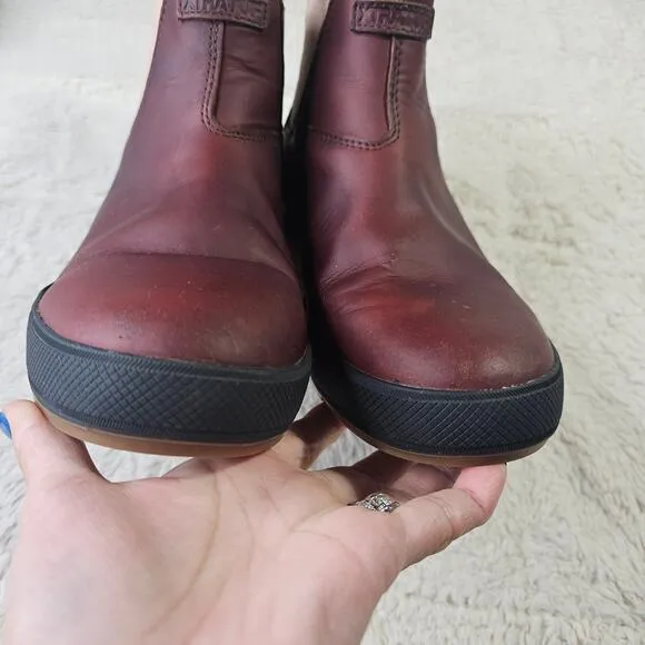 XTRATUF Ws US8 Legacy Leather Brown Chelsea Brush Boots. Work. RoundToe.…