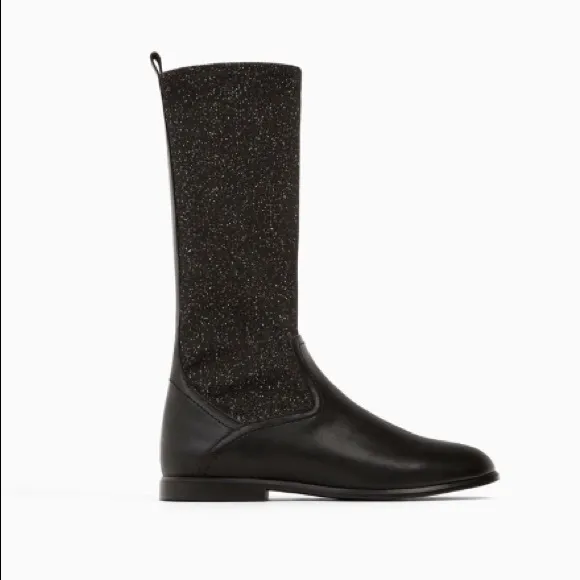 Zara girls sock style boots