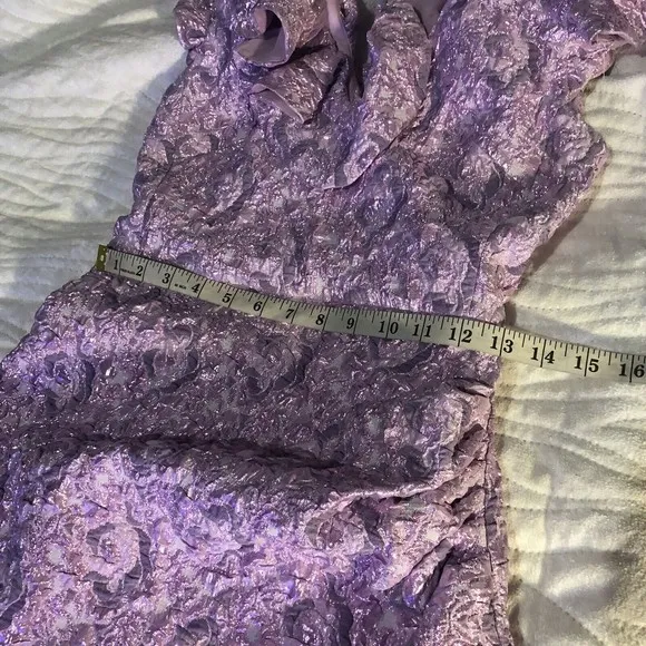 Zara Limited Edition Lilac Pink Ruffled Mini Dress Size M