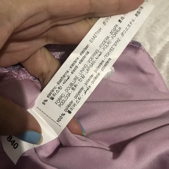 Zara Limited Edition Lilac Pink Ruffled Mini Dress Size M