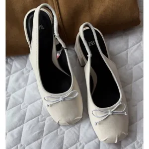 ZARA Rounded Toe Heels NWT