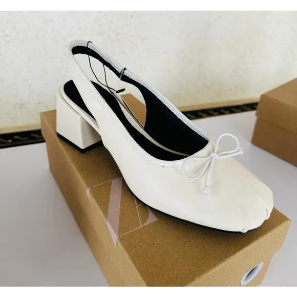 ZARA Rounded Toe Heels NWT