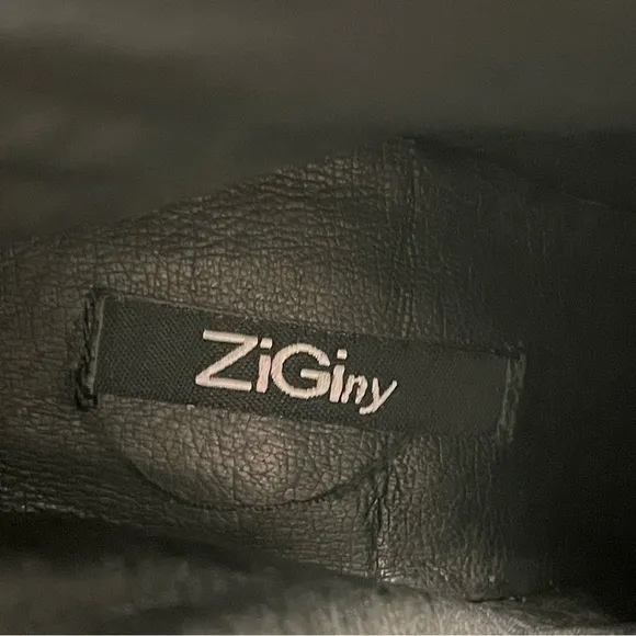 Zigi NY Suspend 6&quot; Stiletto Heel Black Leather Platform Booties
